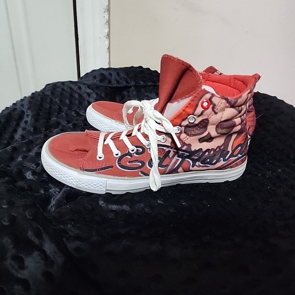 Ed HARDY TIBI MENS LACE UP High Top SNEAKERS. SIZE 8 - Picture 6 of 7